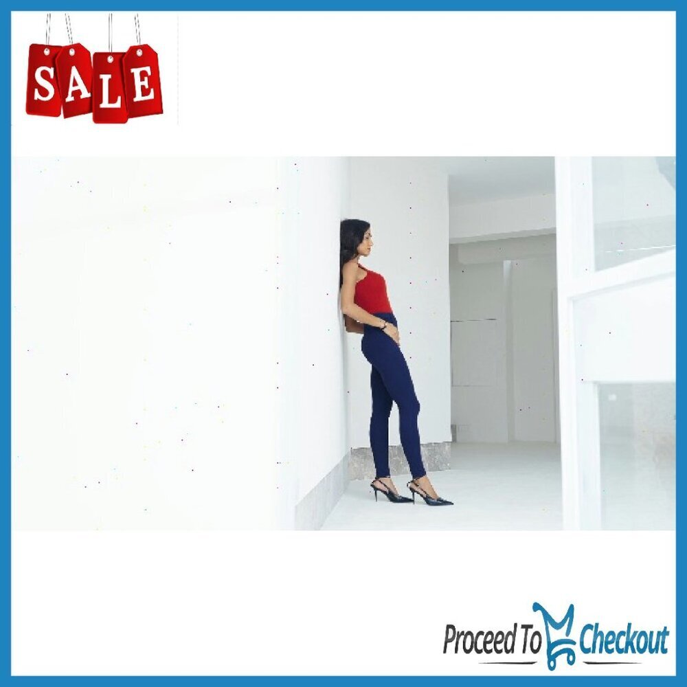 Stretchy Pull-On Work Pants with 4-Way Stretch & Tummy Control - Picture 7 of 7